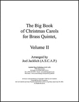 The Big Book of Christmas Carols for Brass Quintet, Vol. 2 P.O.D. cover